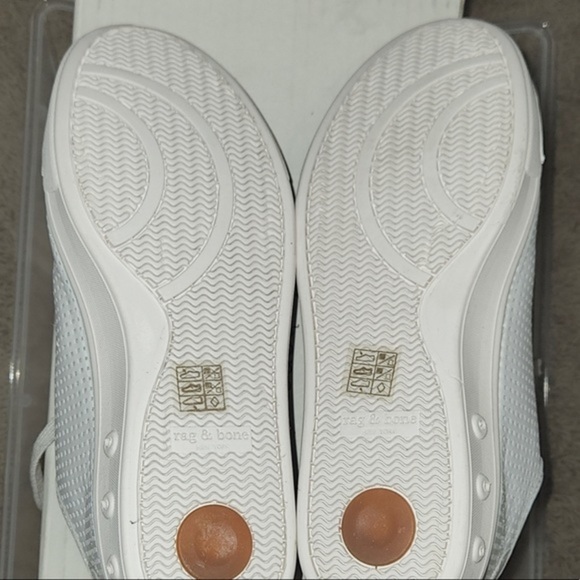 NIB! Rag & Bone Standard Issue Lace Up Sneakers in White. - Picture 5 of 9